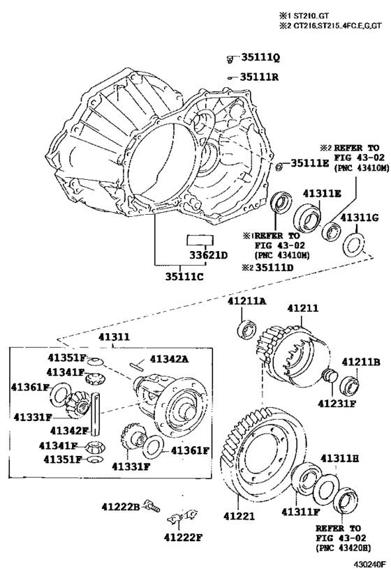 Front Axle Housing & Differential