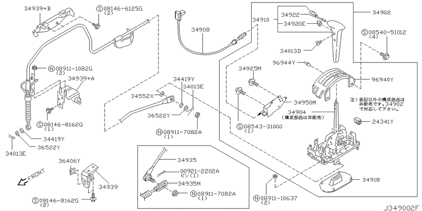 Auto transmission control device