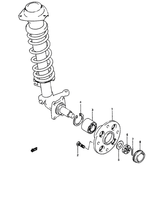 Front axle