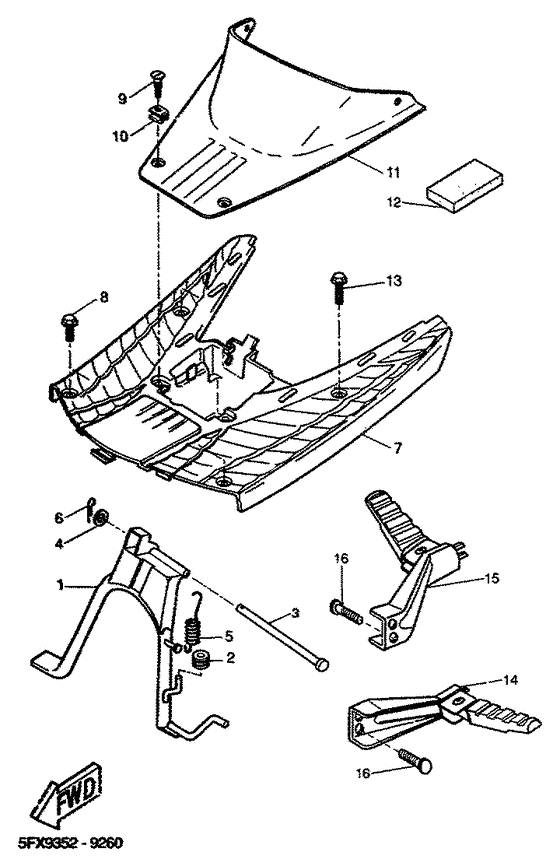 Front master cylinder