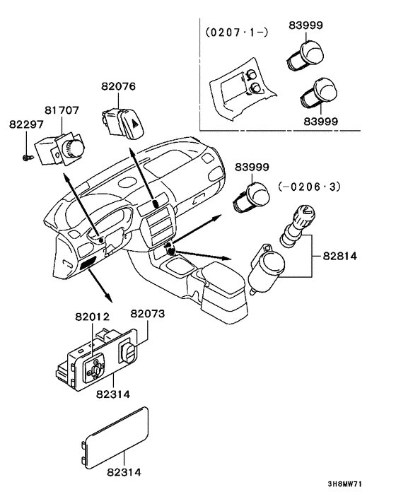 Switch & cigar lighter