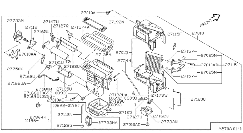 Heater & blower unit
