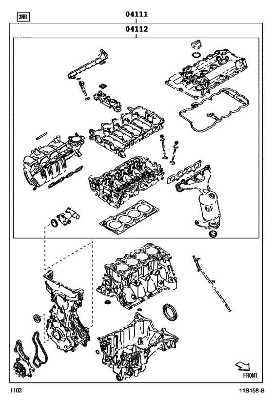 Engine Overhaul Gasket Kit