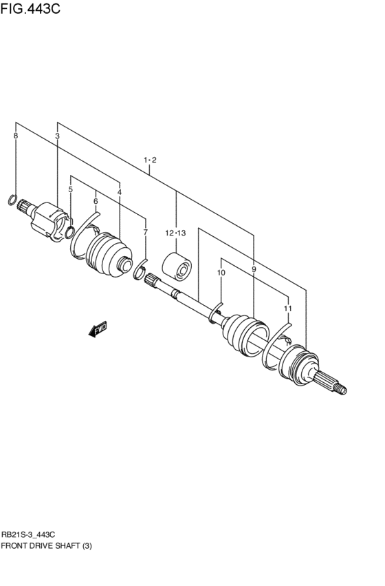 front-drive shaft