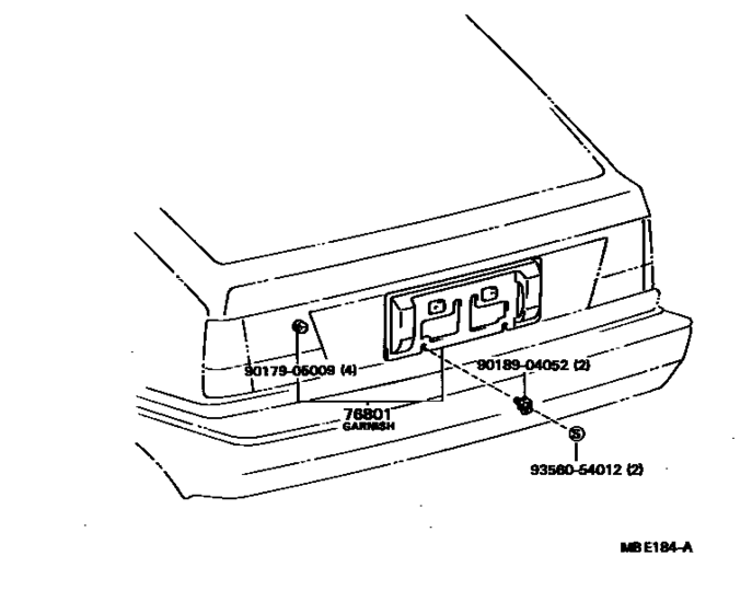 Rear Moulding
