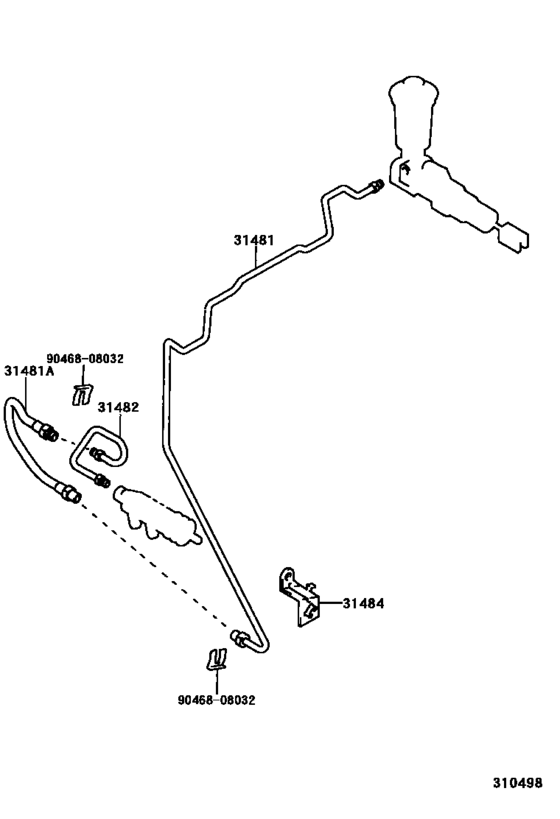 Clutch Pedal & Flexible Hose