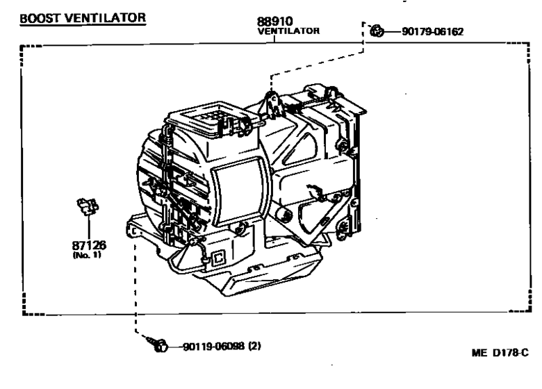 Heating & Air Conditioning - Heater Unit & Blower