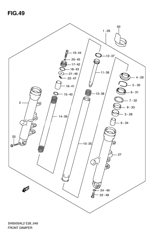 Front damper
