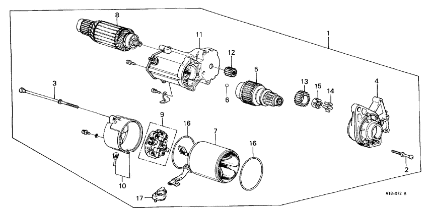 Starter motor