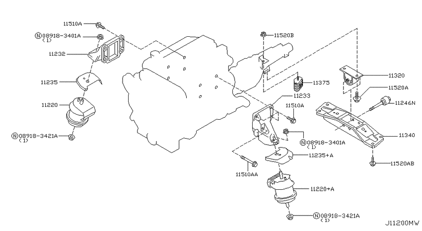 Engine & transmission   mounting