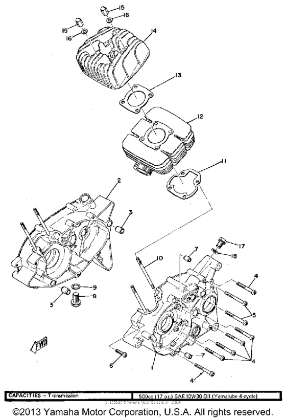 Crankcase & cylinder
