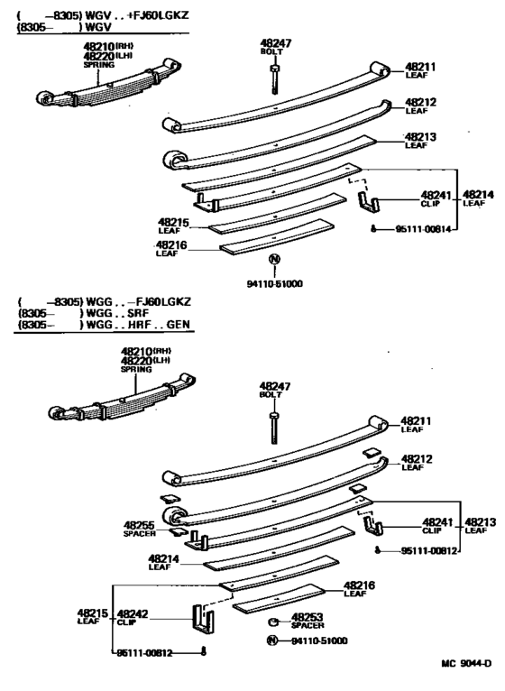 Rear Spring & Shock Absorber