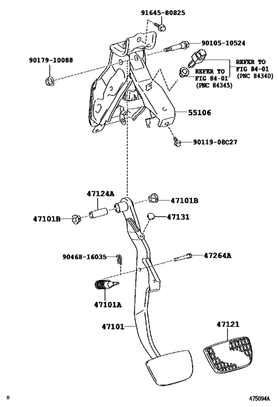 Brake Pedal & Bracket