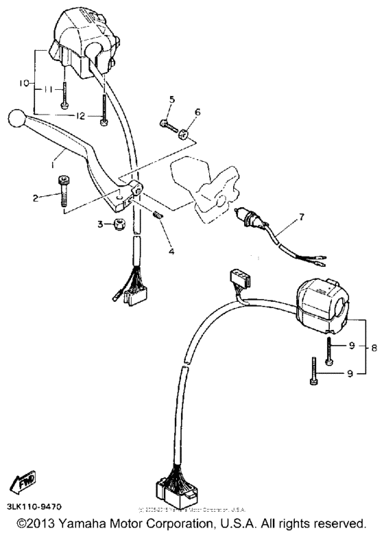 Handle switch & lever