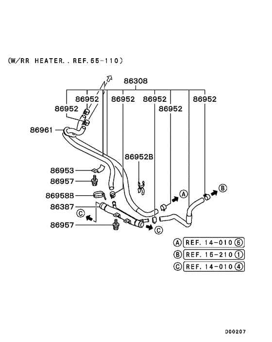 Heater unit & piping