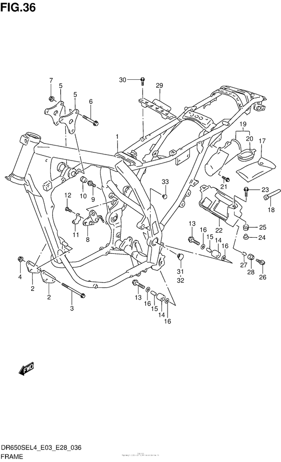 Frame (Dr650Sel4 E03)