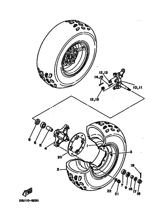 Front wheel