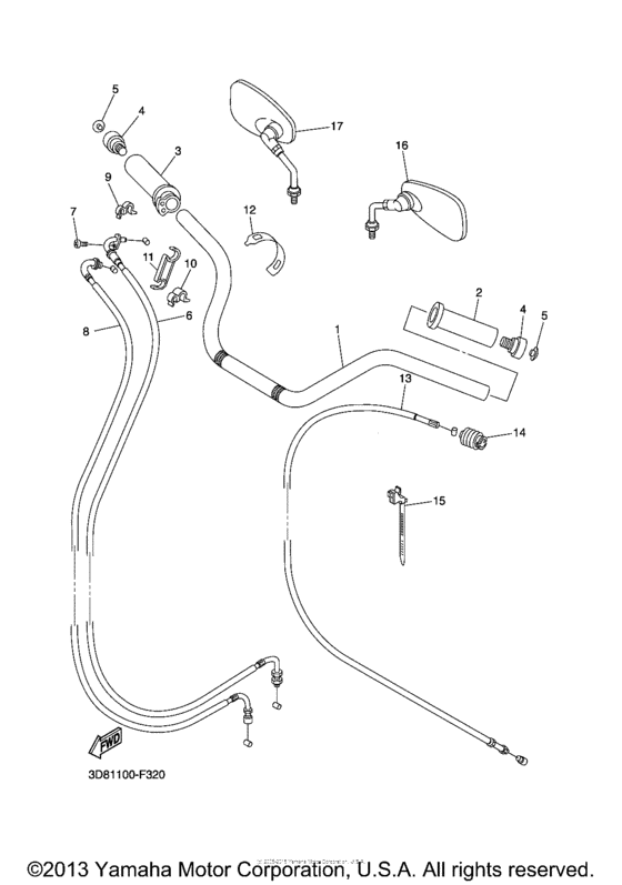 Steering handle & cable