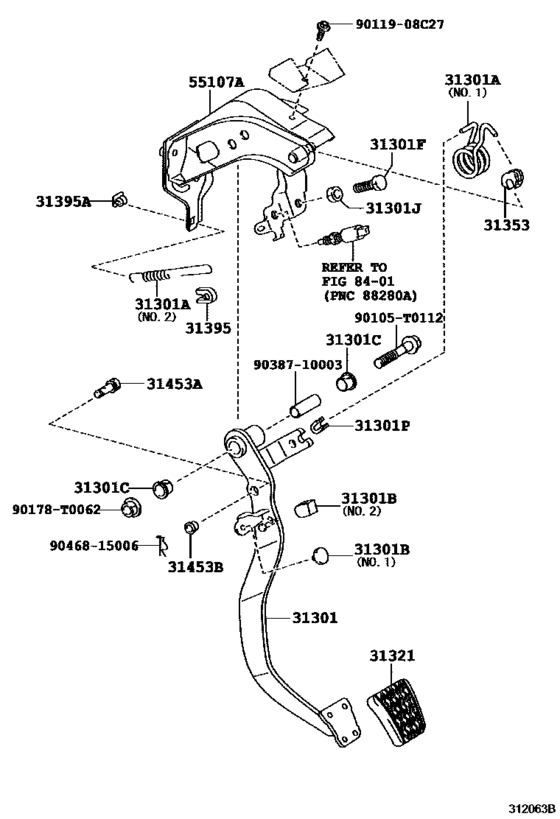 Clutch Pedal & Flexible Hose
