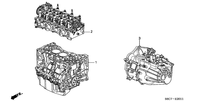 Engine assy./ transmission assy.