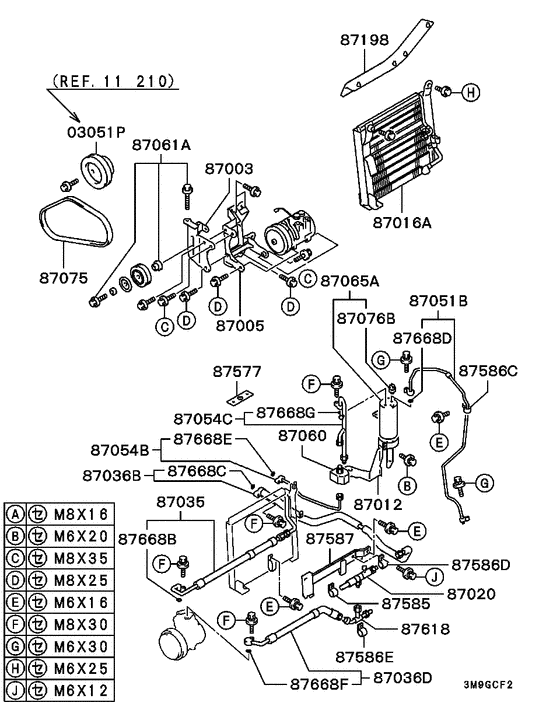 A/c cond, piping(manual:a)