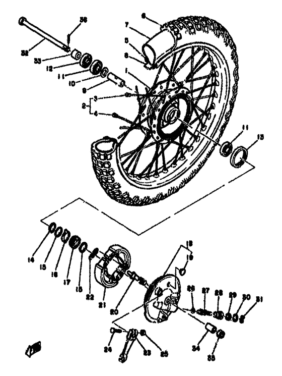 Front wheel