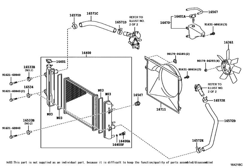 Radiator & Water Outlet