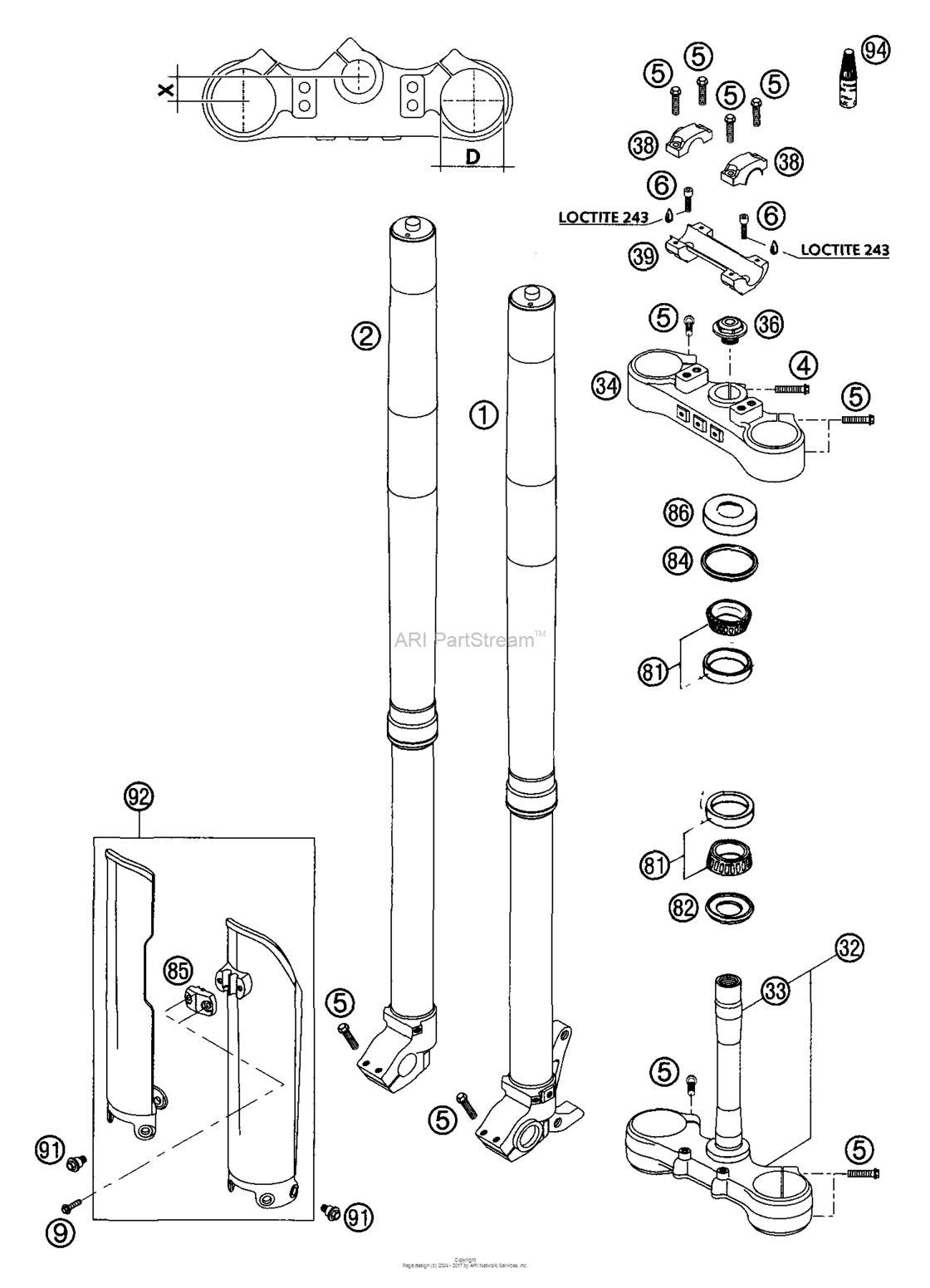Front Fork Wp Usd 48