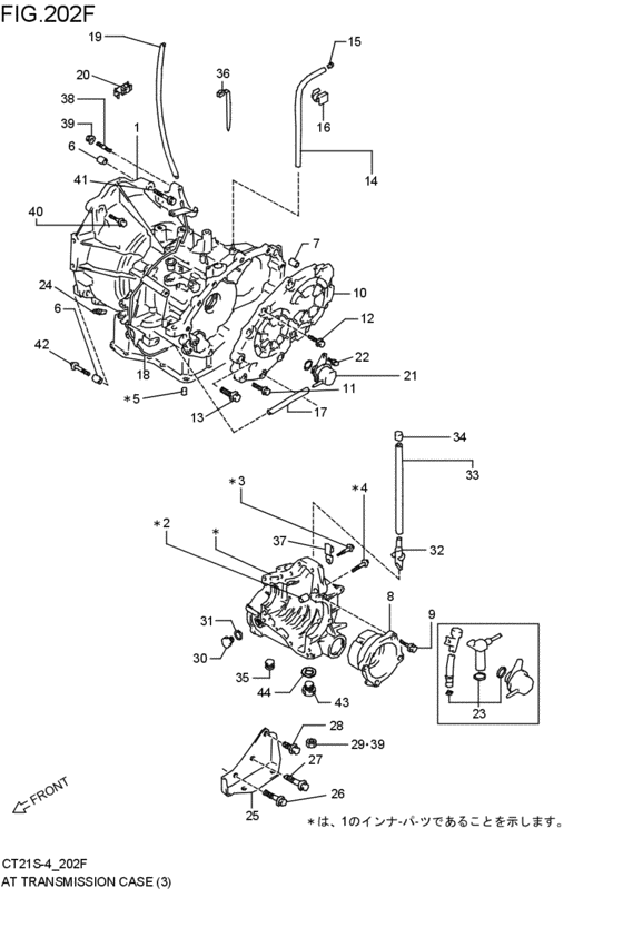 at - transmission case