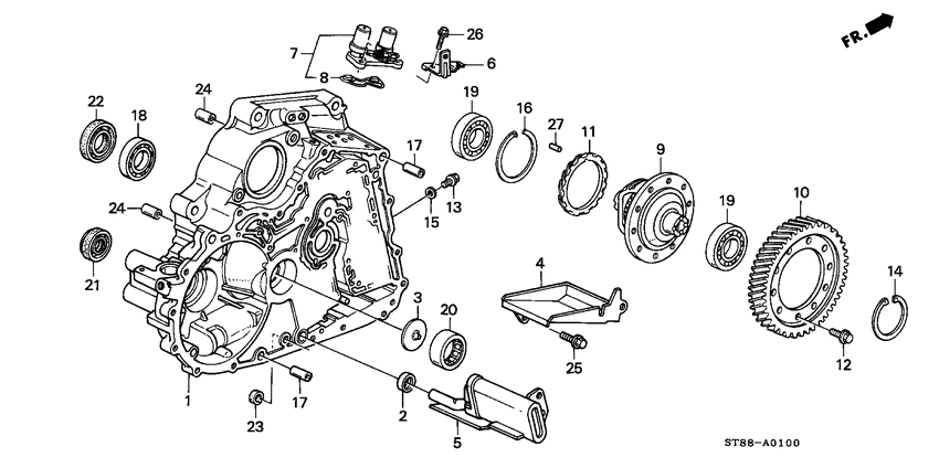 Torque converter housing