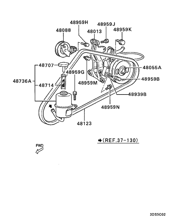 Power steering oil pump