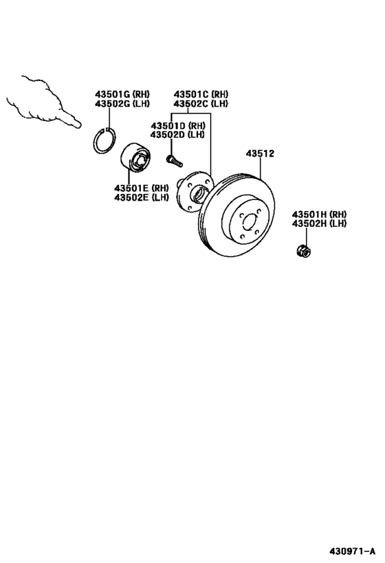 Front Axle Hub