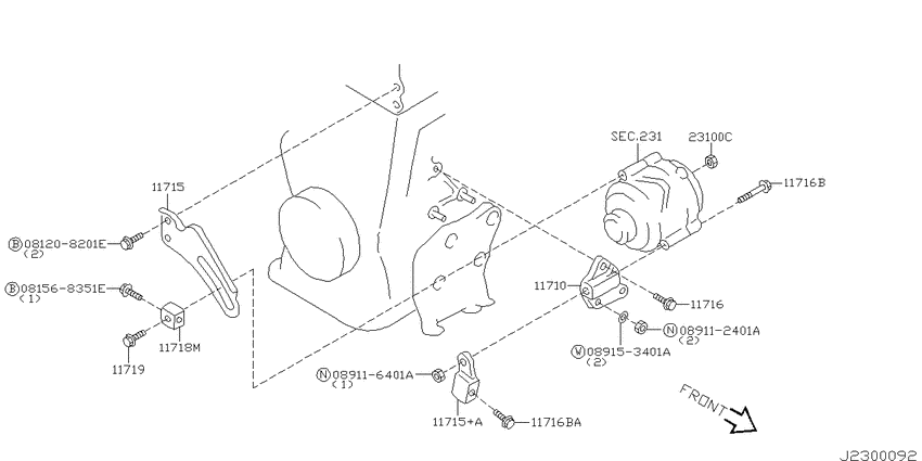 Alternator fitting