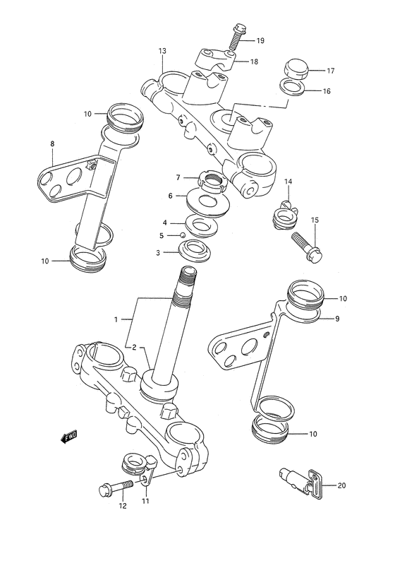 Steering stem