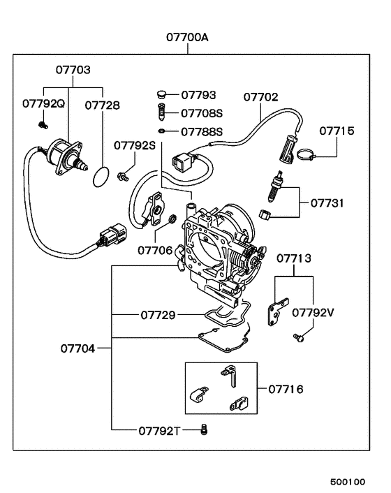 Injector & throttle body