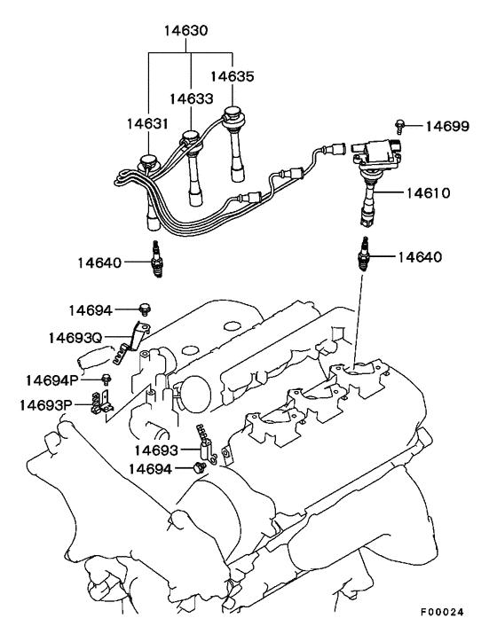 Spark plug,cable & coil