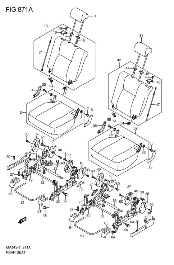 rear seat