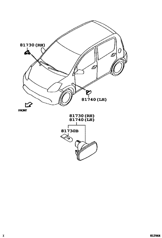 Side Turn Signal Lamp & Outer Mirror Lamp