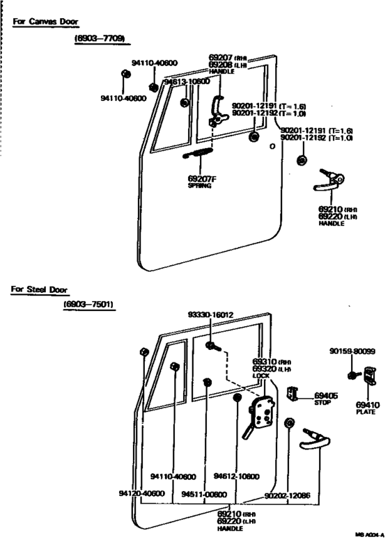 Front Door Lock & Handle