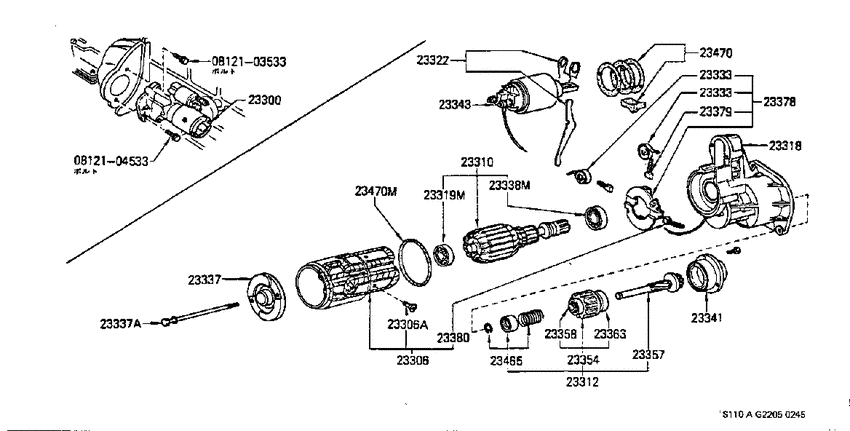 Starter motor
