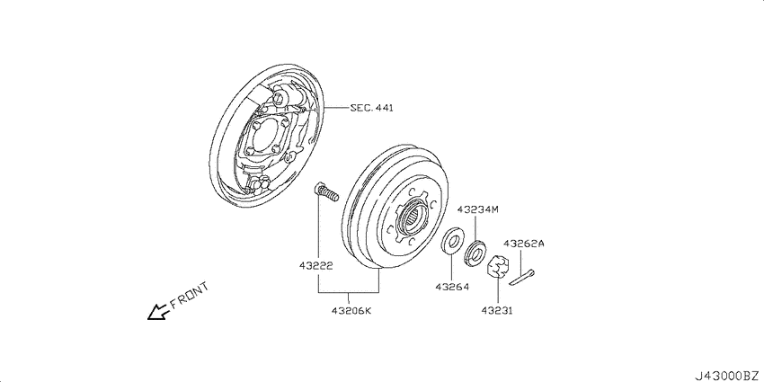 Rear axle