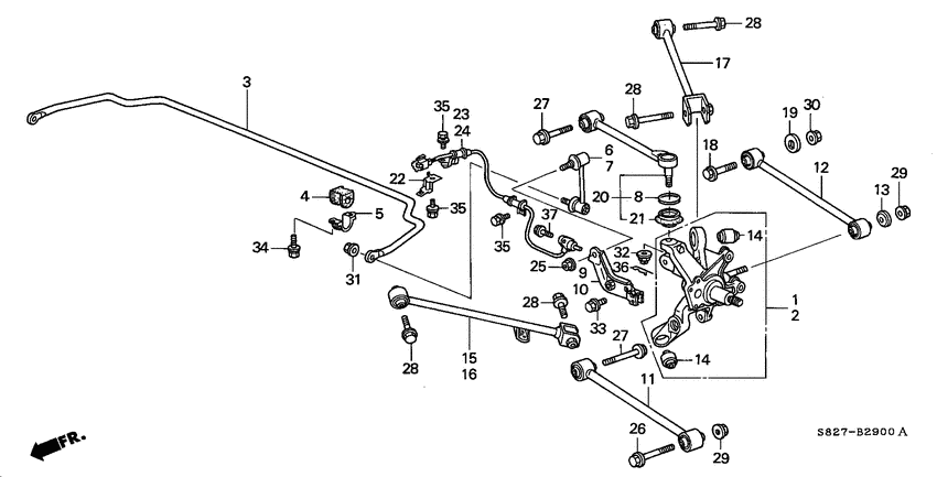 Rear stabilizer/ rear lower arm