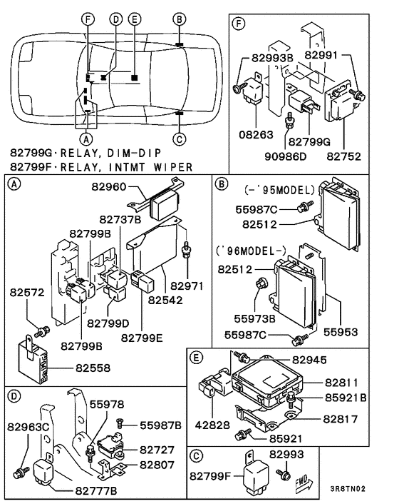 Relay,flasher & sensor