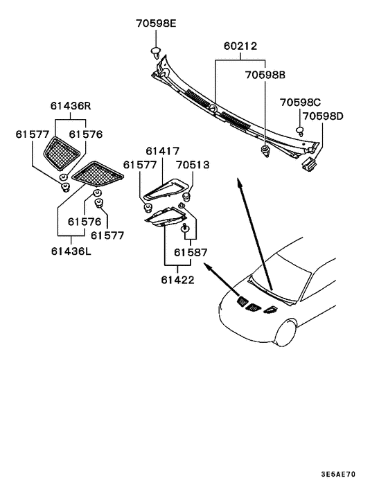 Front garnish & moulding