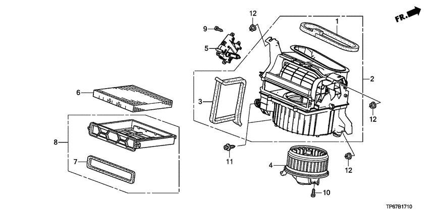 Heater blower