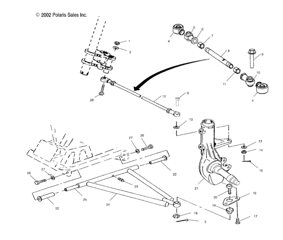 A-arm/strut mounting