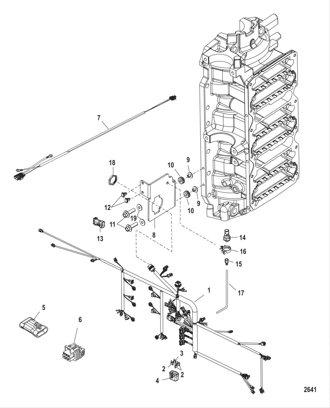 Engine Harness (Serial Number 0T980000 Thru 1B226999)