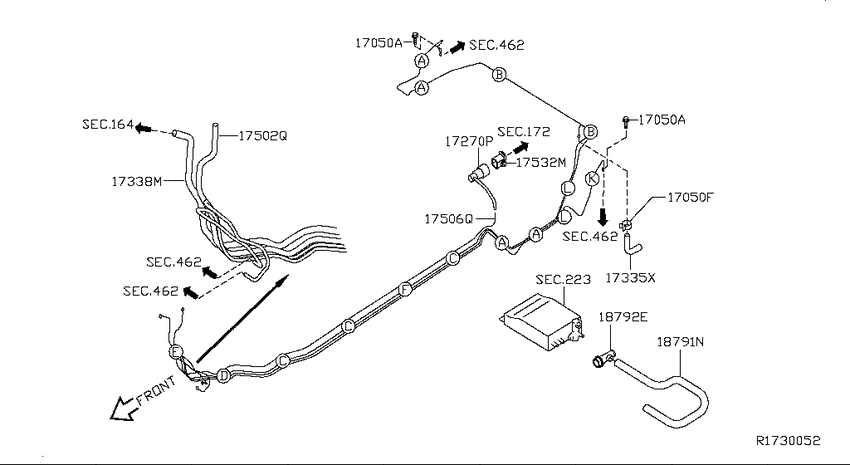 Fuel piping