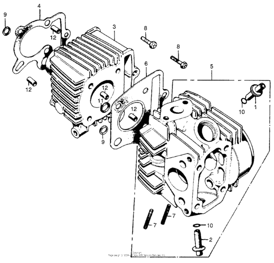 Cylinder head + cylinder