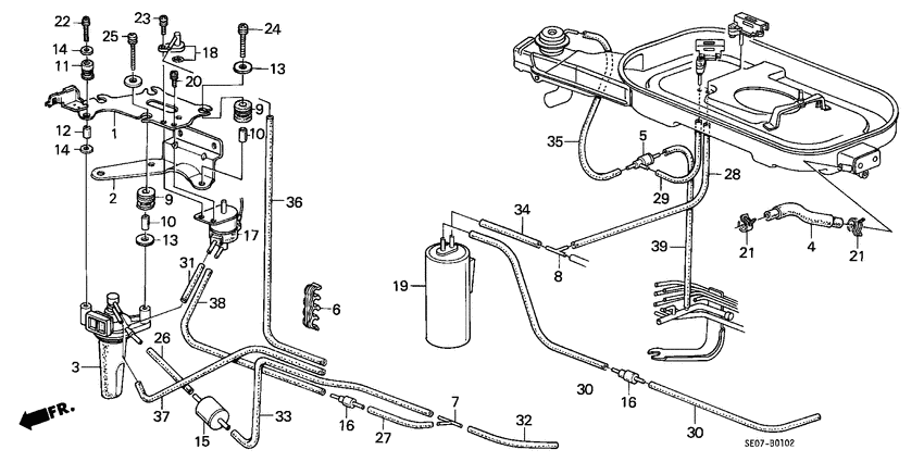 Air cleaner tubing